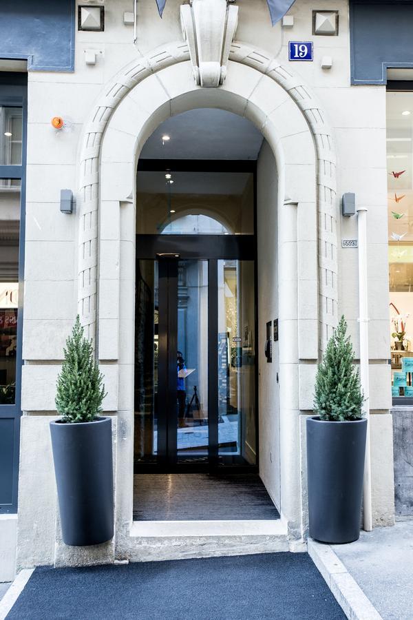 Hotel Des Voyageurs Boutique Lausanne Exteriör bild